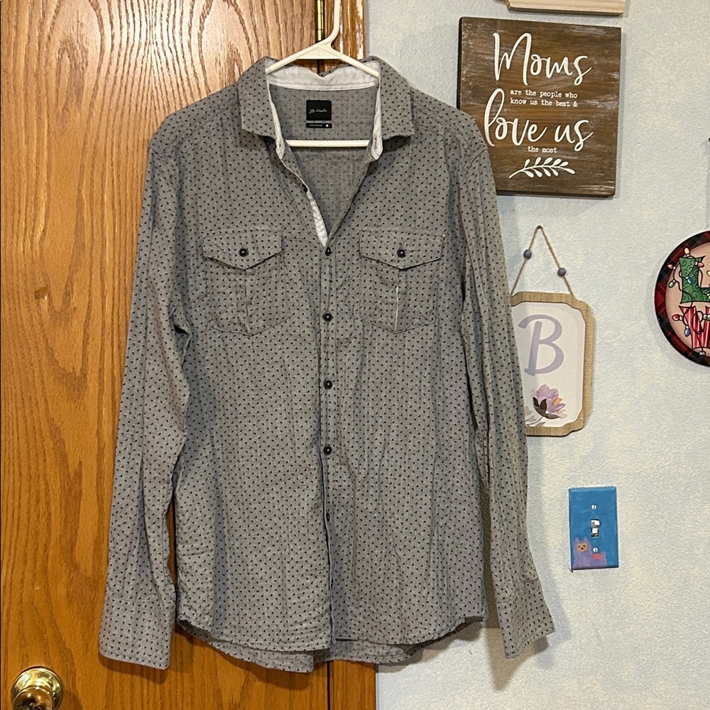 JB Holt Gray Dress Shirt - Men’s Size Large